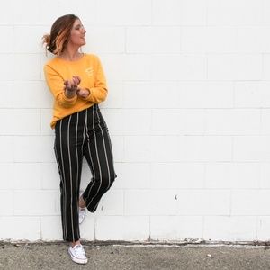 Reformation Marlon Pants in Sinatra Stripe